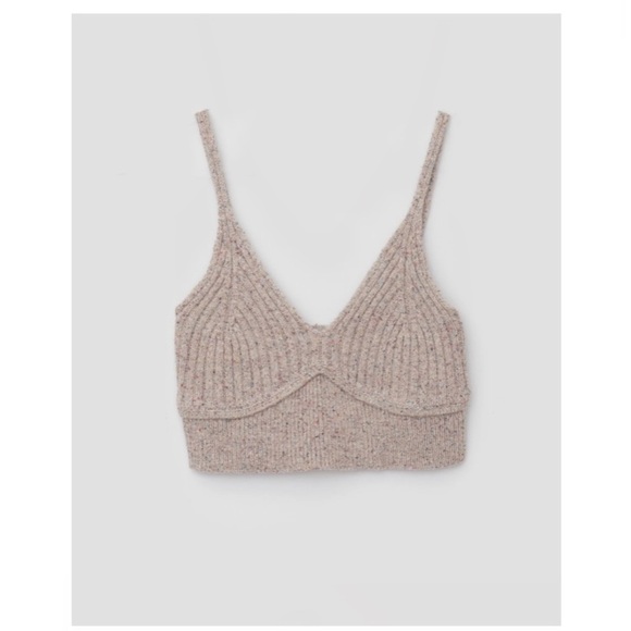 The Bright Side Wool Pearl Topanga Leisure Shorts and Wool Leisure Bra - Picture 4 of 12